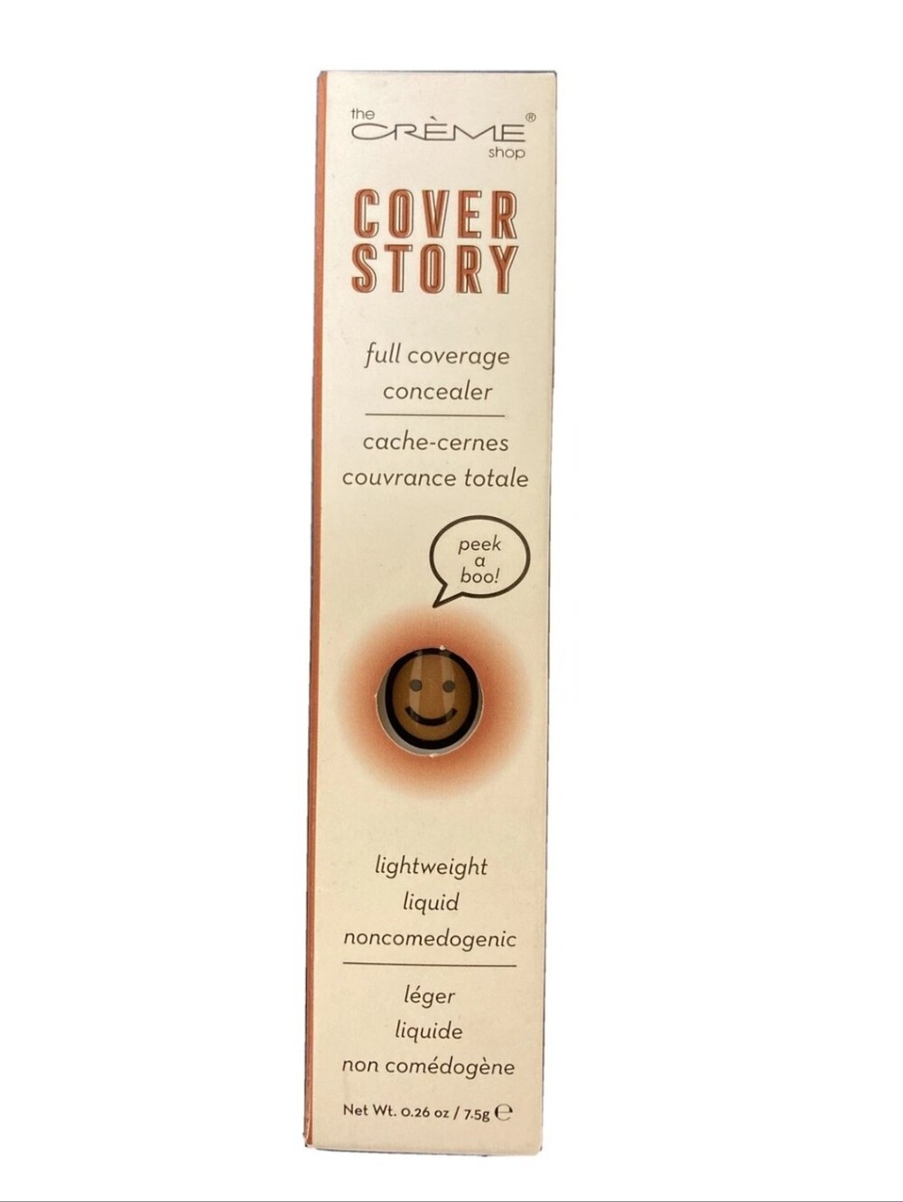 The Crème Shop Cover Story Full Coverage Concealer - Deep Shade NIB